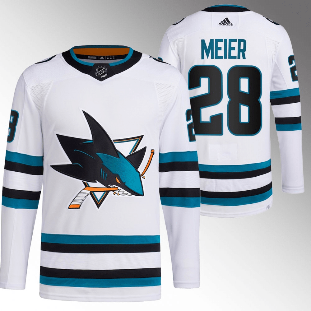 Timo Meier San Jose Sharks Away White Player Swingman Jersey
