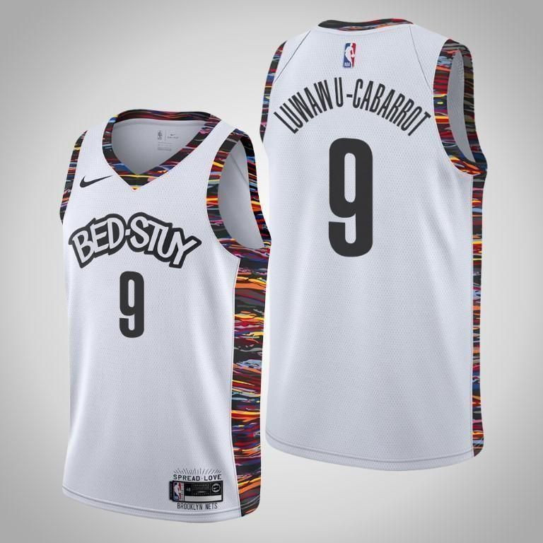 Timothe Luwawu-Cabarrot Brooklyn Nets 2019-20 City White Swingman Jersey