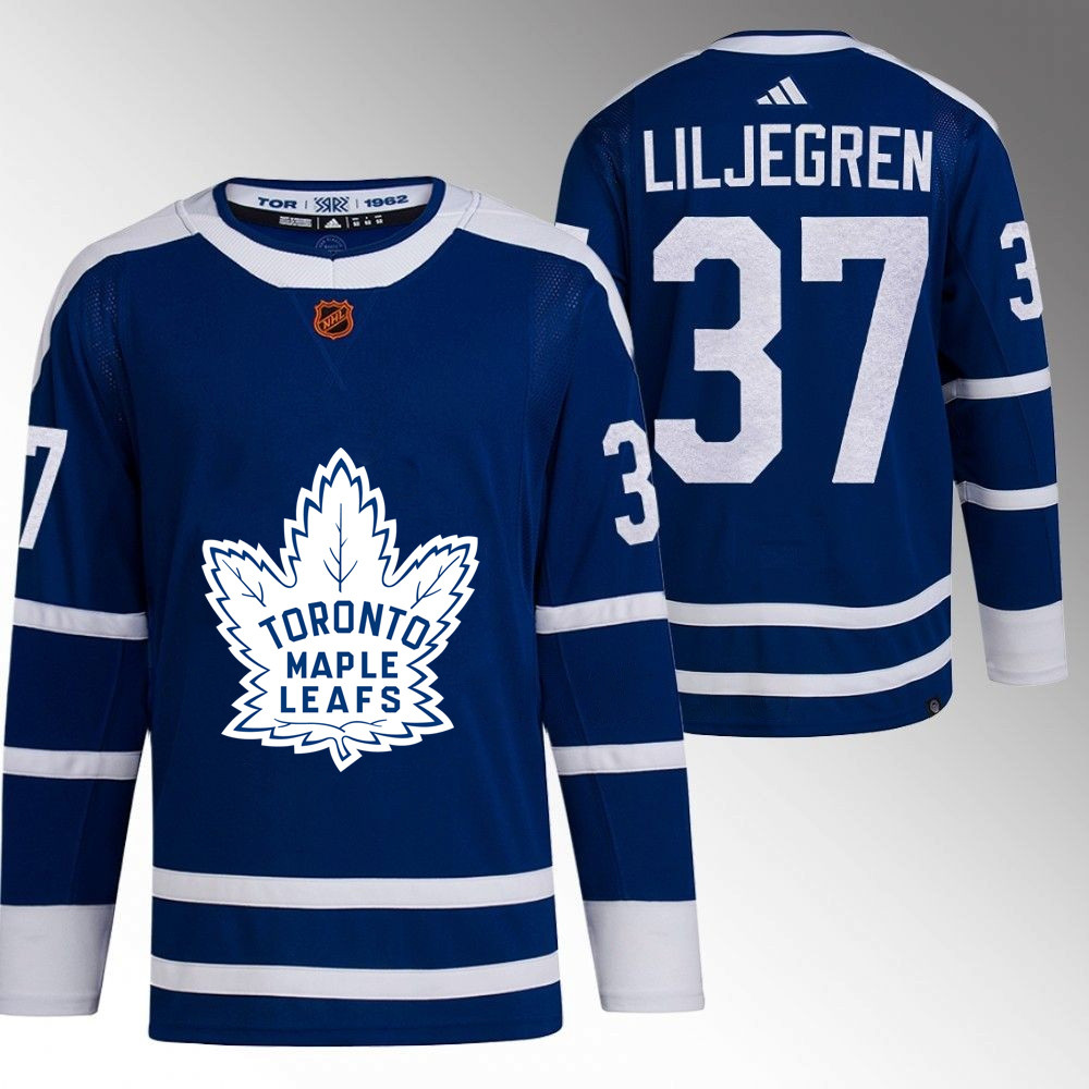 Timothy Liljegren Toronto Maple Leafs 2022 Reverse Retro Blue Player Swingman Jersey