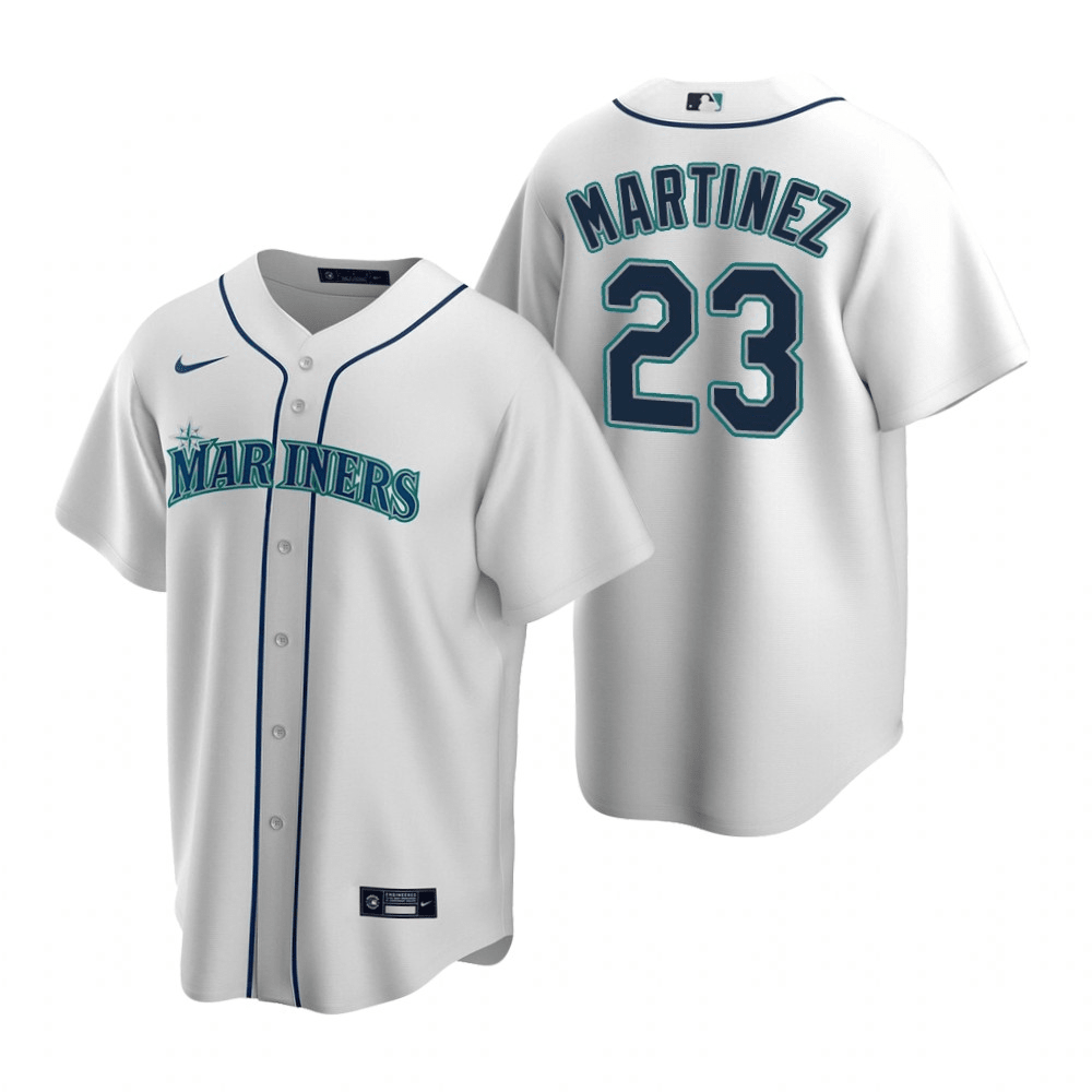 Tino Martinez Seattle Mariners Home White Baseball Player Jersey