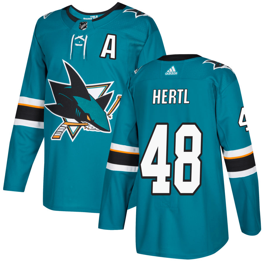 Tomas Hertl San Jose Sharks Teal Player Swingman Jersey