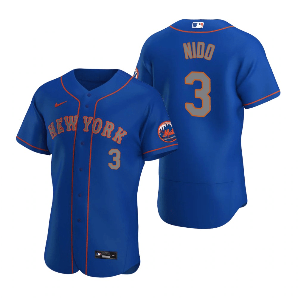 Tomas Nido New York Mets Alternate Royal Baseball Player Jersey