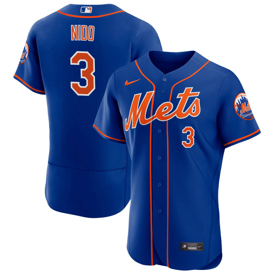 Tomas Nido New York Mets Alternate Royal Baseball Player Jersey