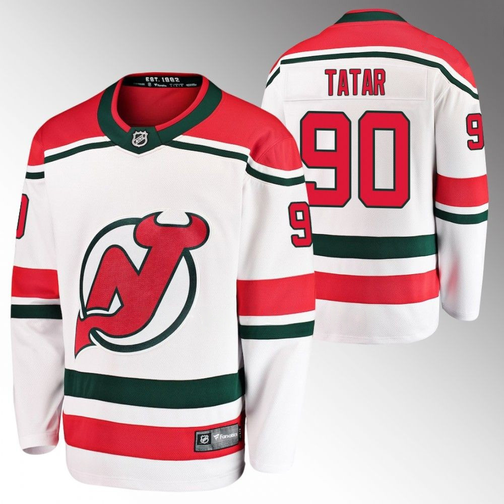 Tomas Tatar New Jersey Devils 2022-23 Heritage White Player Swingman Jersey