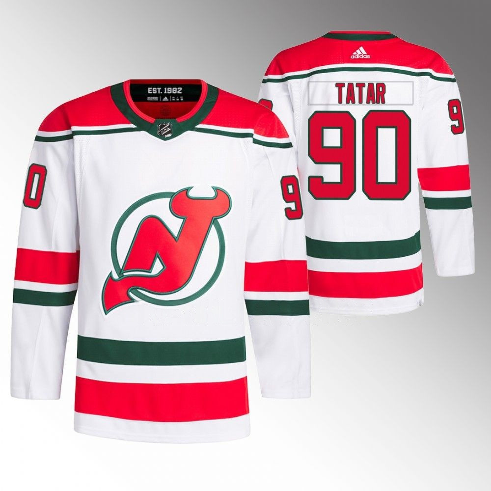 Tomas Tatar New Jersey Devils 2022-23 Heritage White Player Swingman Jersey