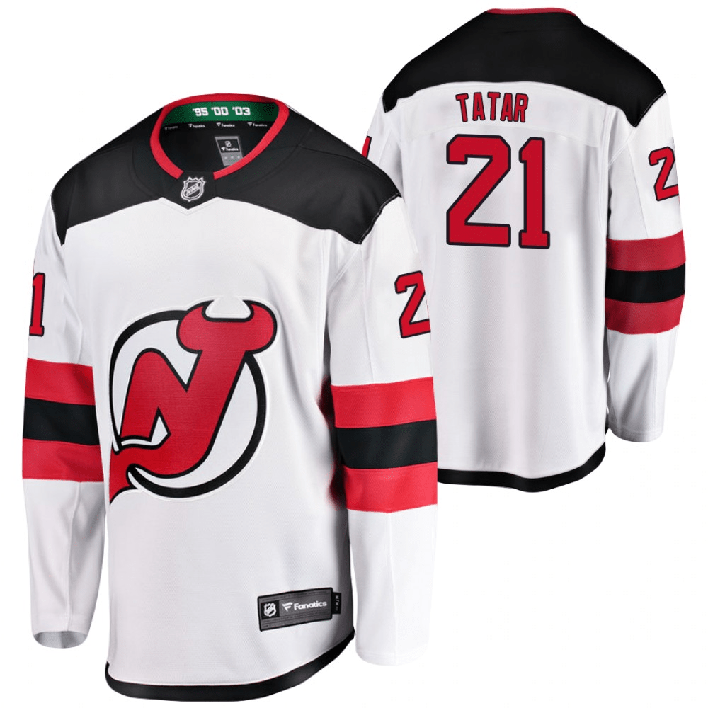 Tomas Tatar New Jersey Devils Away White Player Swingman Jersey