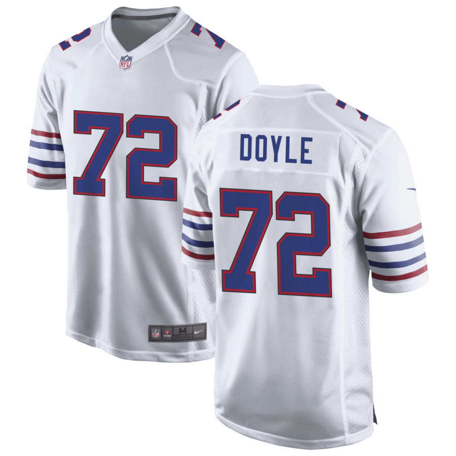 Tommy Doyle Buffalo Bills Alternate White Game Jersey