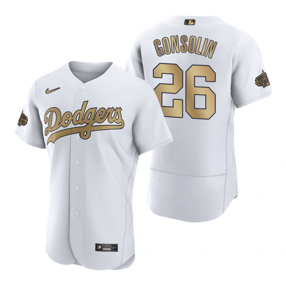 Tony Gonsolin Los Angeles Dodgers 2022 All Star Game White Baseball Player Jersey