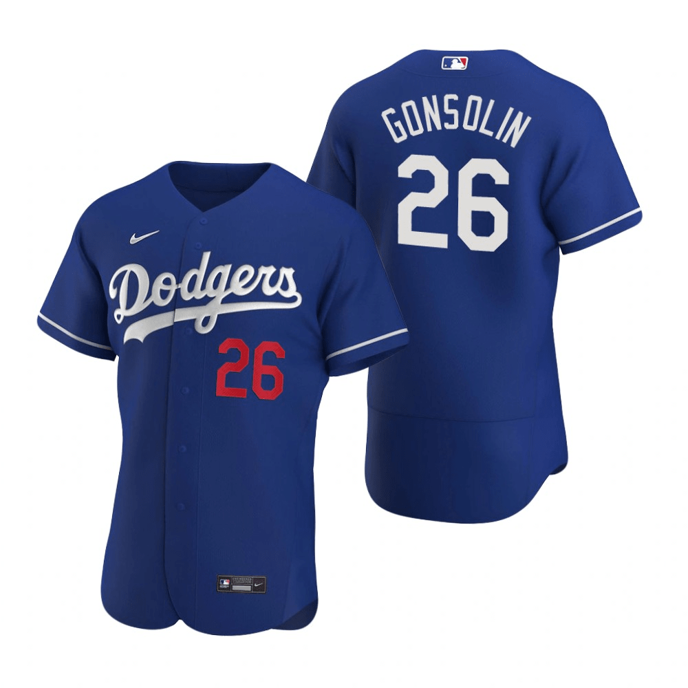 Tony Gonsolin Los Angeles Dodgers Alternate Royal Baseball Player Jersey