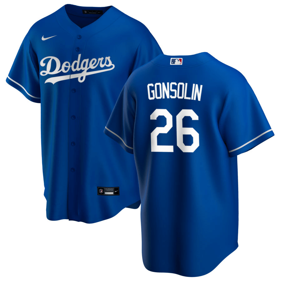 Tony Gonsolin Los Angeles Dodgers Alternate Royal Baseball Player Jersey