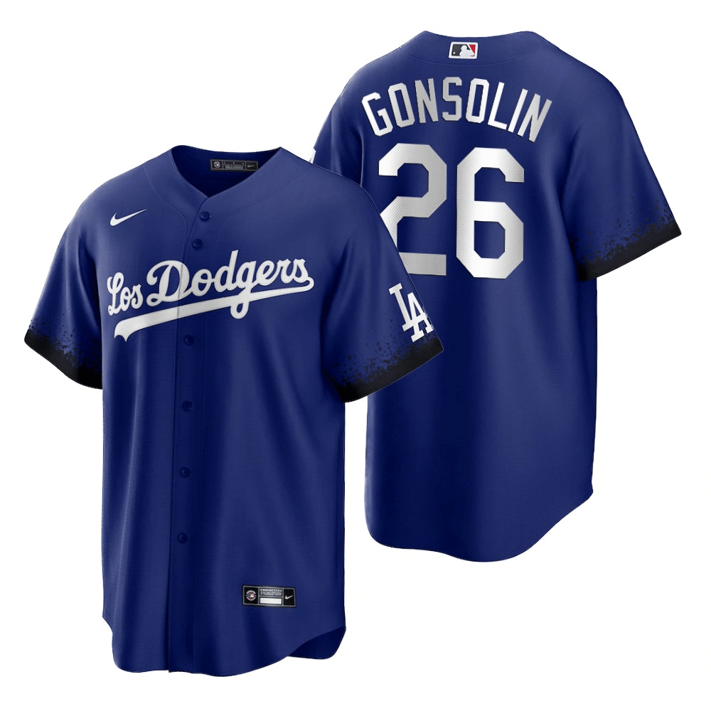 Tony Gonsolin Los Angeles Dodgers City Connect 2021 Baseball Player Jersey