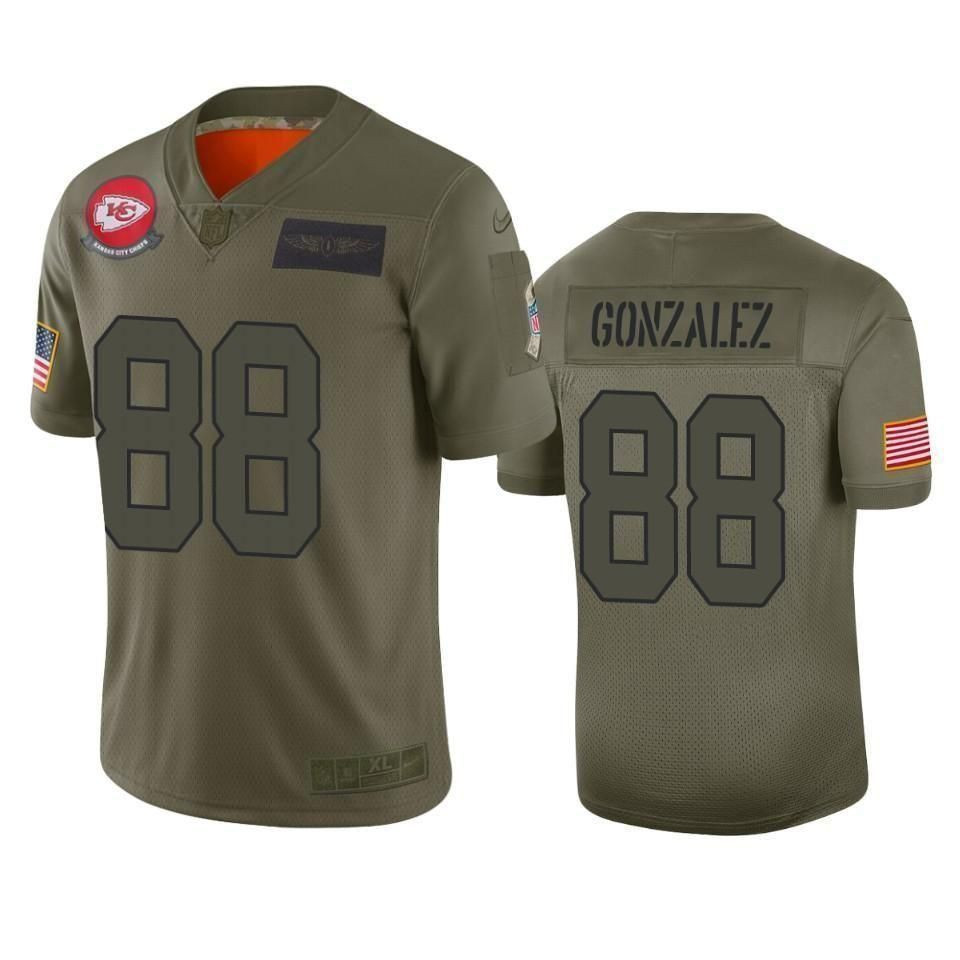 Tony Gonzalez Kansas City Chiefs 2019 Salute To Service Limited Jersey