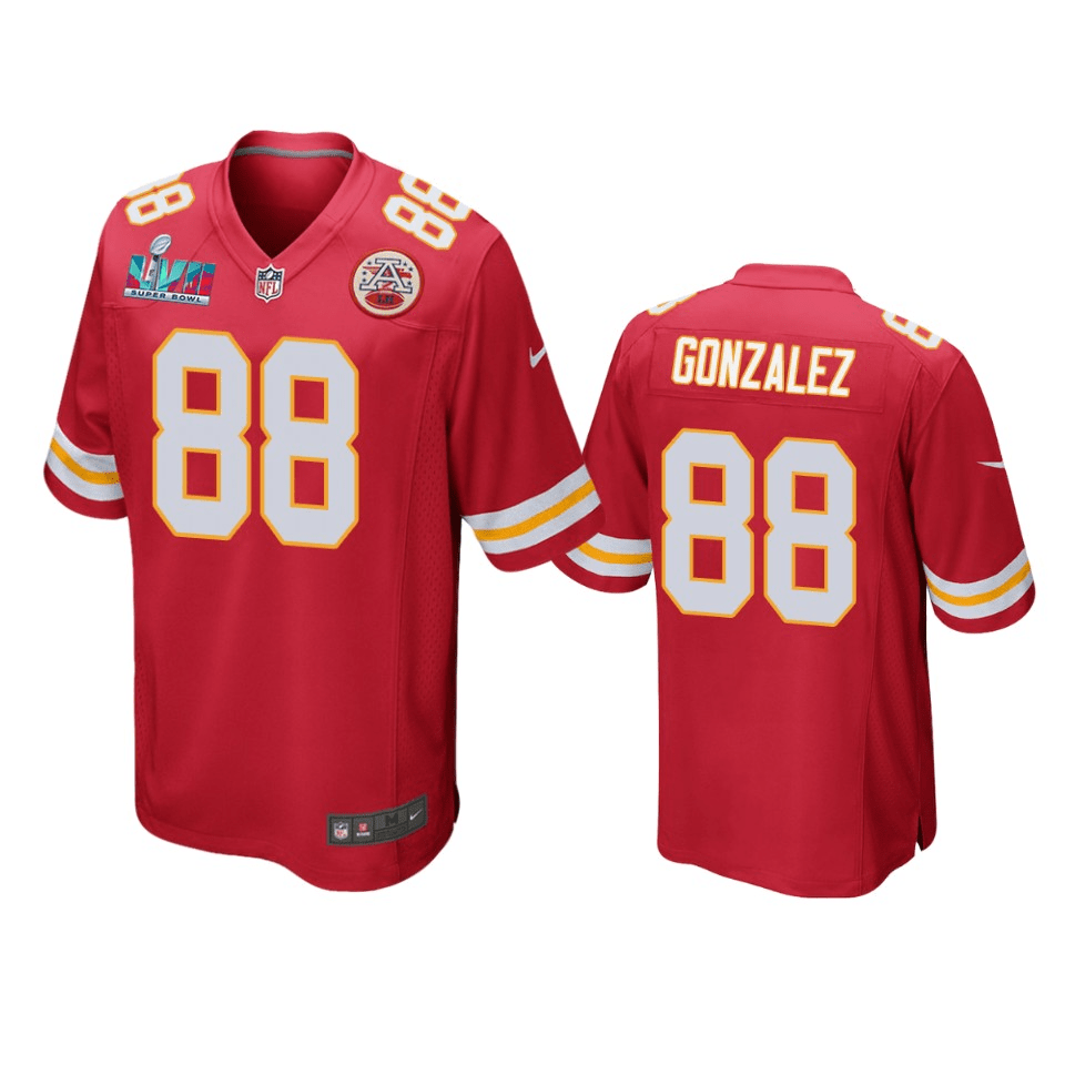 Tony Gonzalez Kansas City Chiefs Super Bowl LVII Red Game Jersey