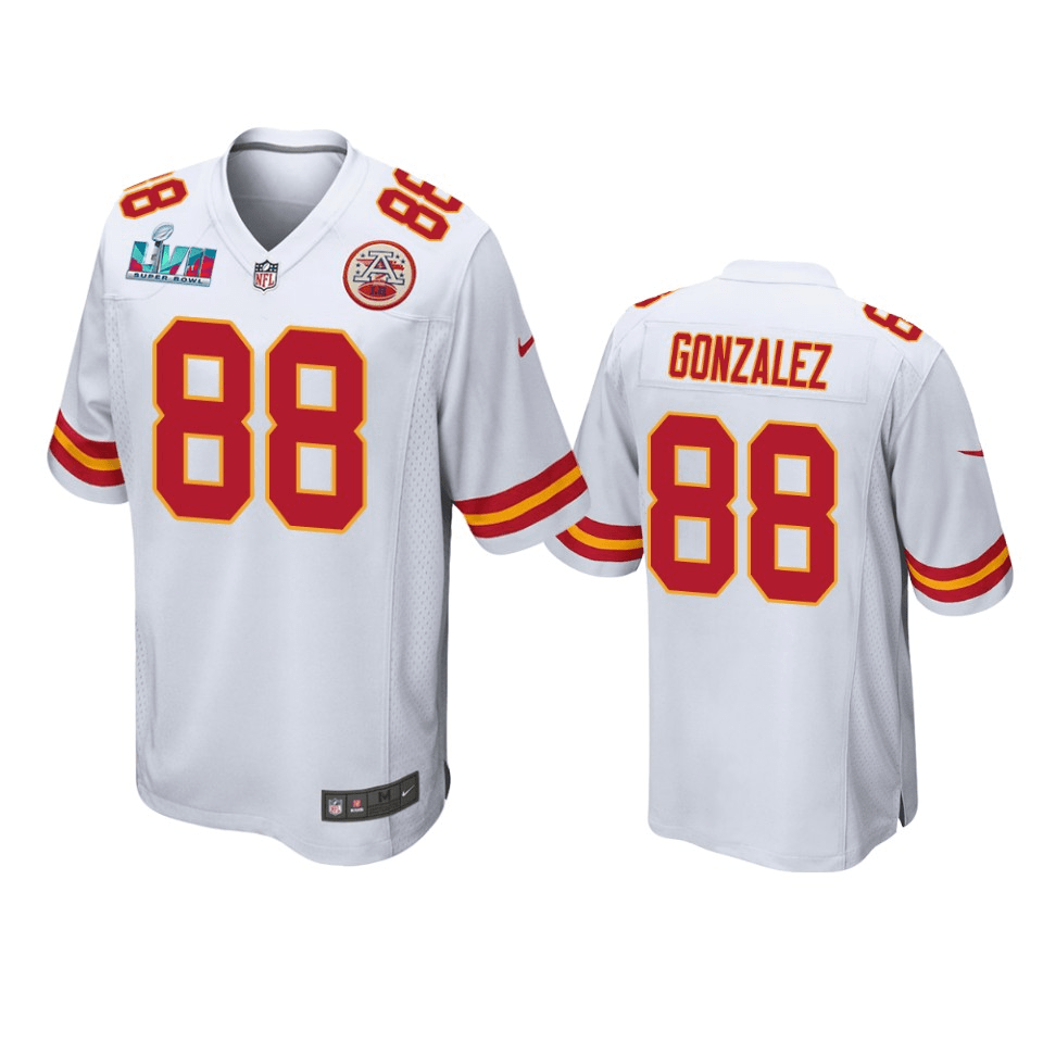Tony Gonzalez Kansas City Chiefs Super Bowl LVII White Game Jersey