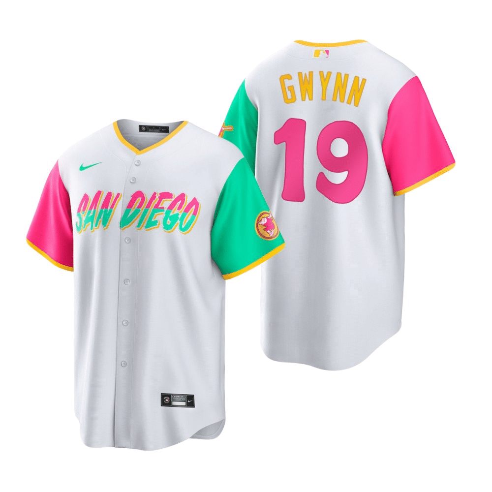 Tony Gwynn San Diego Padres 2022 City Connect White Baseball Player Jersey