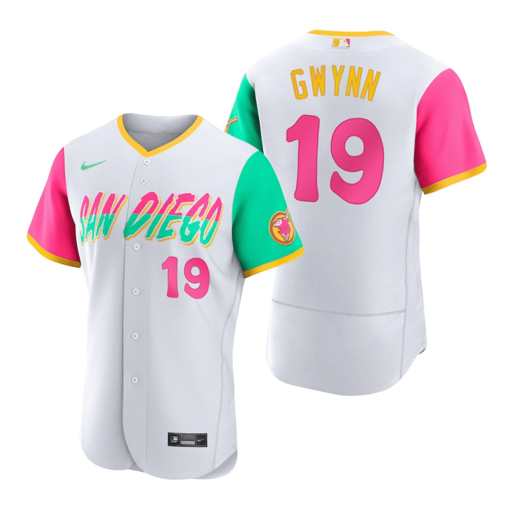 Tony Gwynn San Diego Padres 2022 City Connect White Baseball Player Jersey