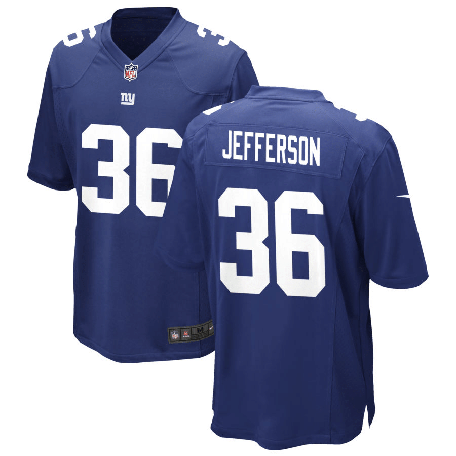 Tony Jefferson New York Giants Royal Game Jersey