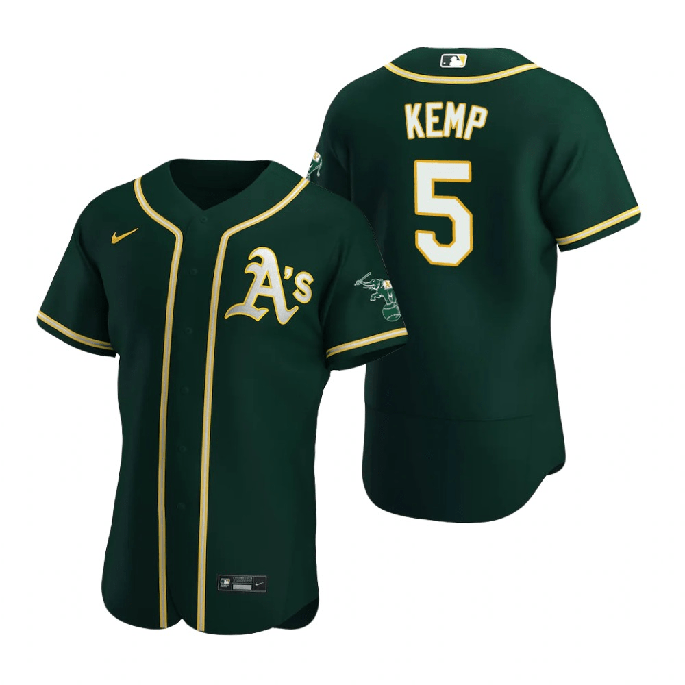 Tony Kemp Oakland Athletics Alternate Green Baseball Player Jersey