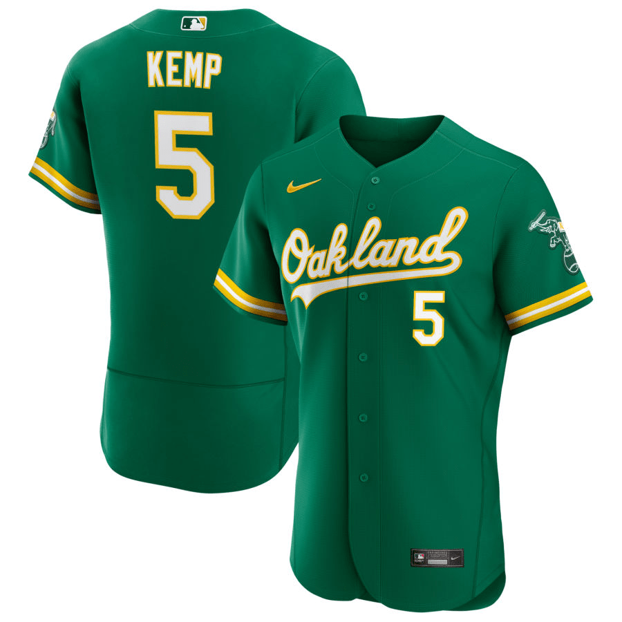 Tony Kemp Oakland Athletics Alternate Green Baseball Player Jersey