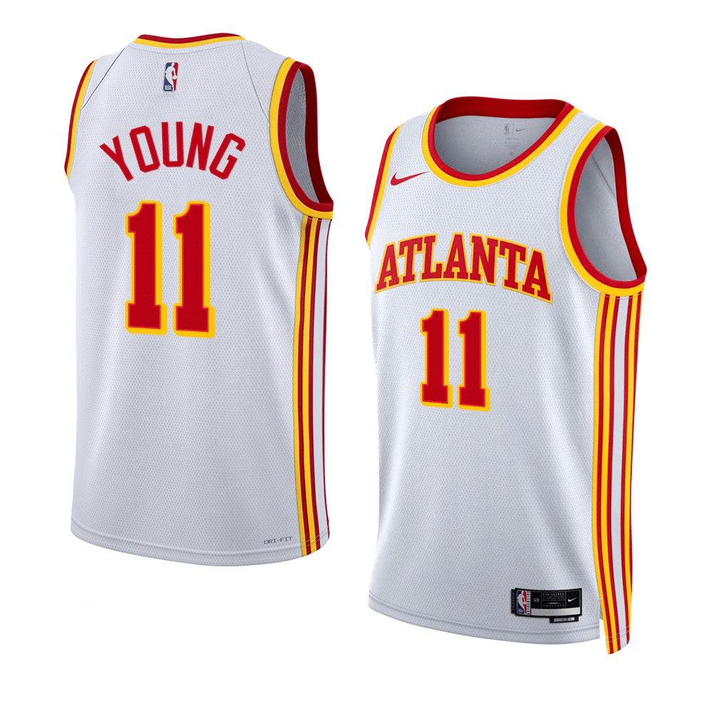 Trae Young Atlanta Hawks 2022-23 Association Edition White Swingman Jersey