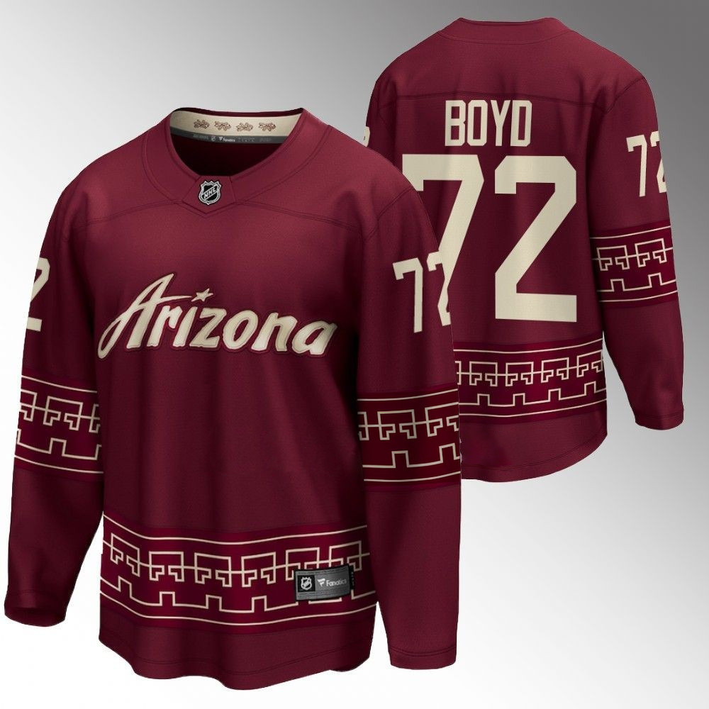 Travis Boyd Arizona Coyotes 2022-23 Alternate Garnet Player Swingman Jersey