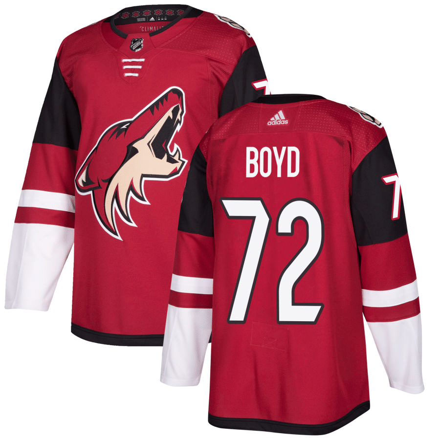 Travis Boyd Arizona Coyotes Maroon Player Swingman Jersey