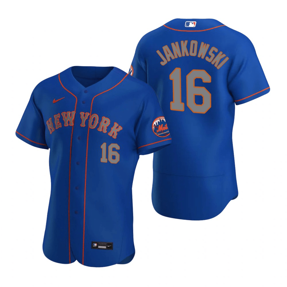 Travis Jankowski New York Mets Alternate Royal Baseball Player Jersey