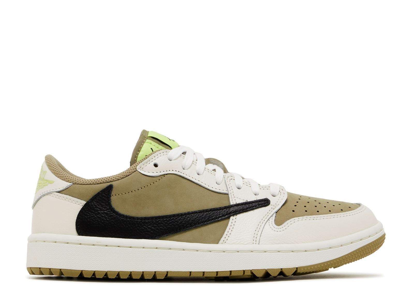 Travis Scott X Air Jordan 1 Low Golf Neutral Olive Classic Kicks