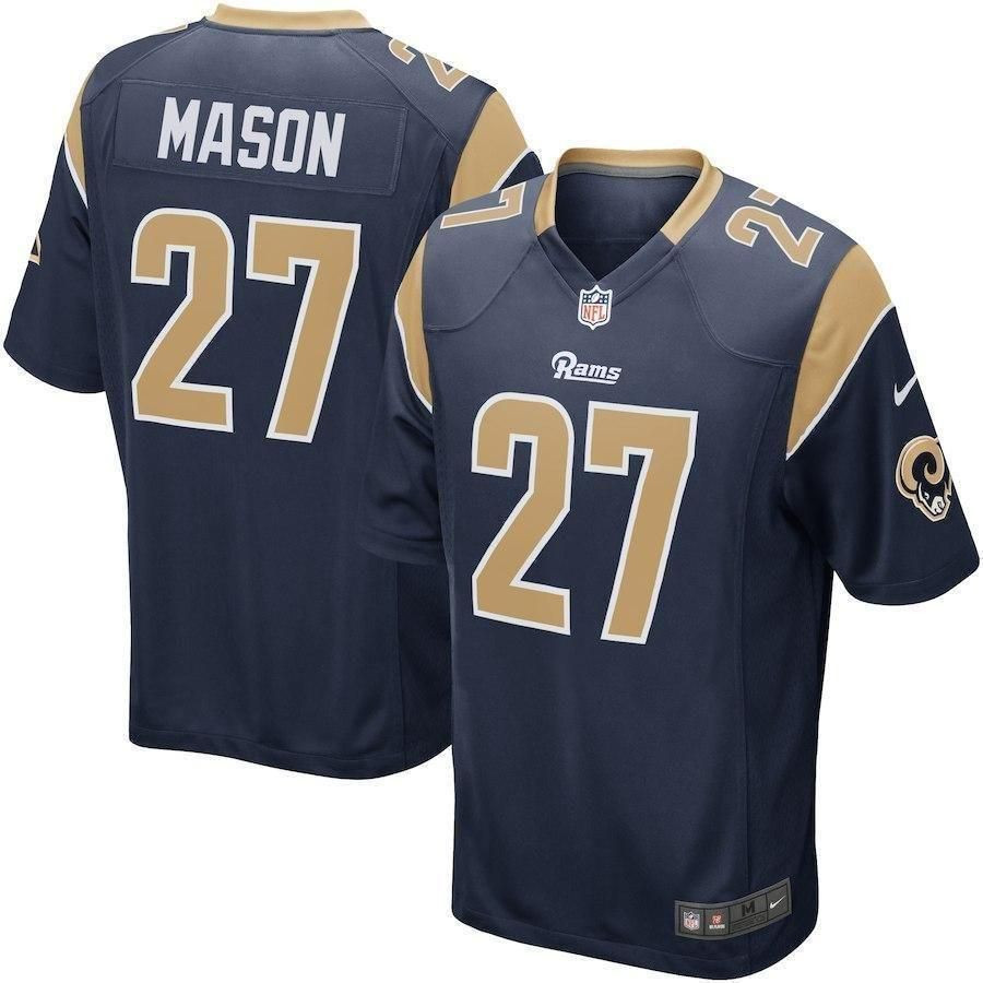 Tre Mason Los Angeles Rams Game Jersey