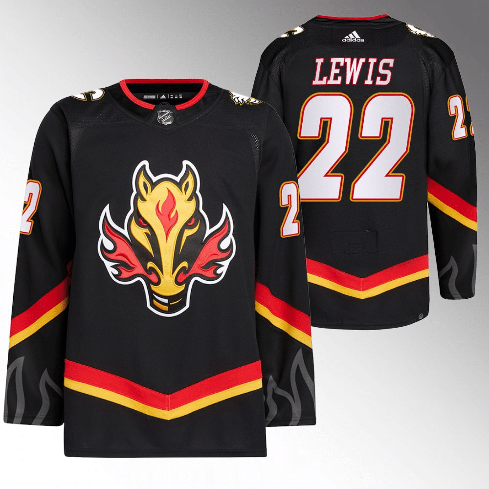 Trevor Lewis Calgary Flames 2022-23 Alternate Black Player Swingman Jersey