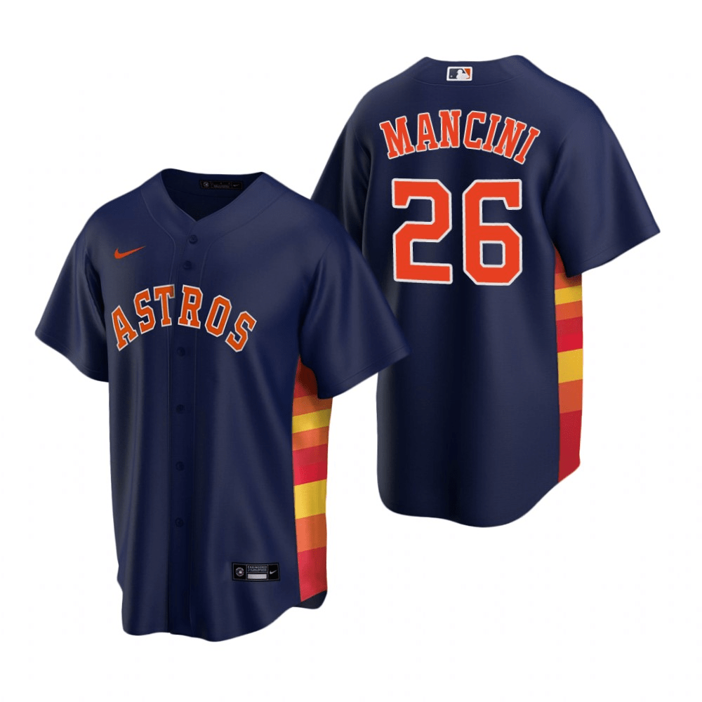 Trey Mancini Houston Astros Alternate Navy Baseball Player Jersey