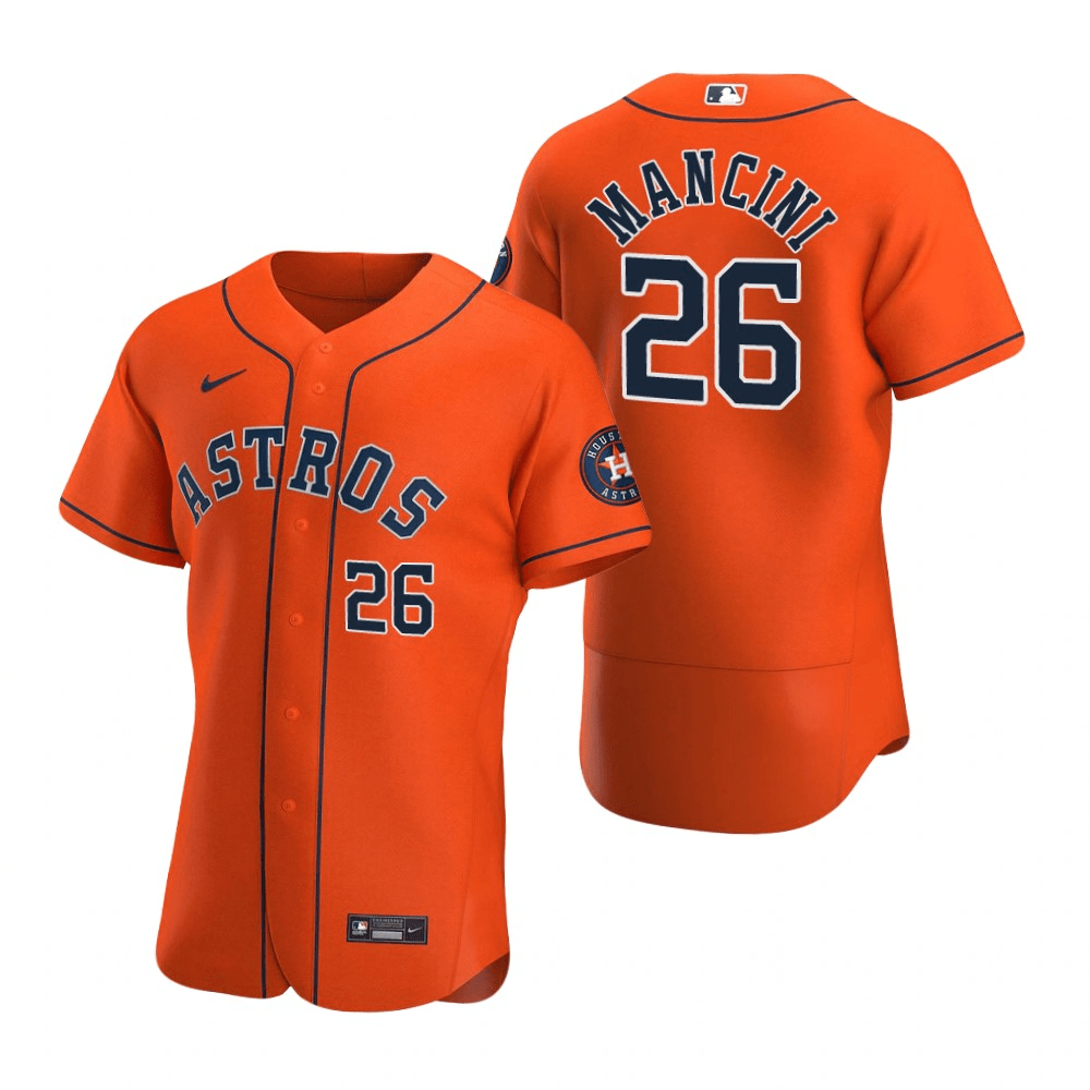 Trey Mancini Houston Astros Alternate Orange Baseball Player Jersey