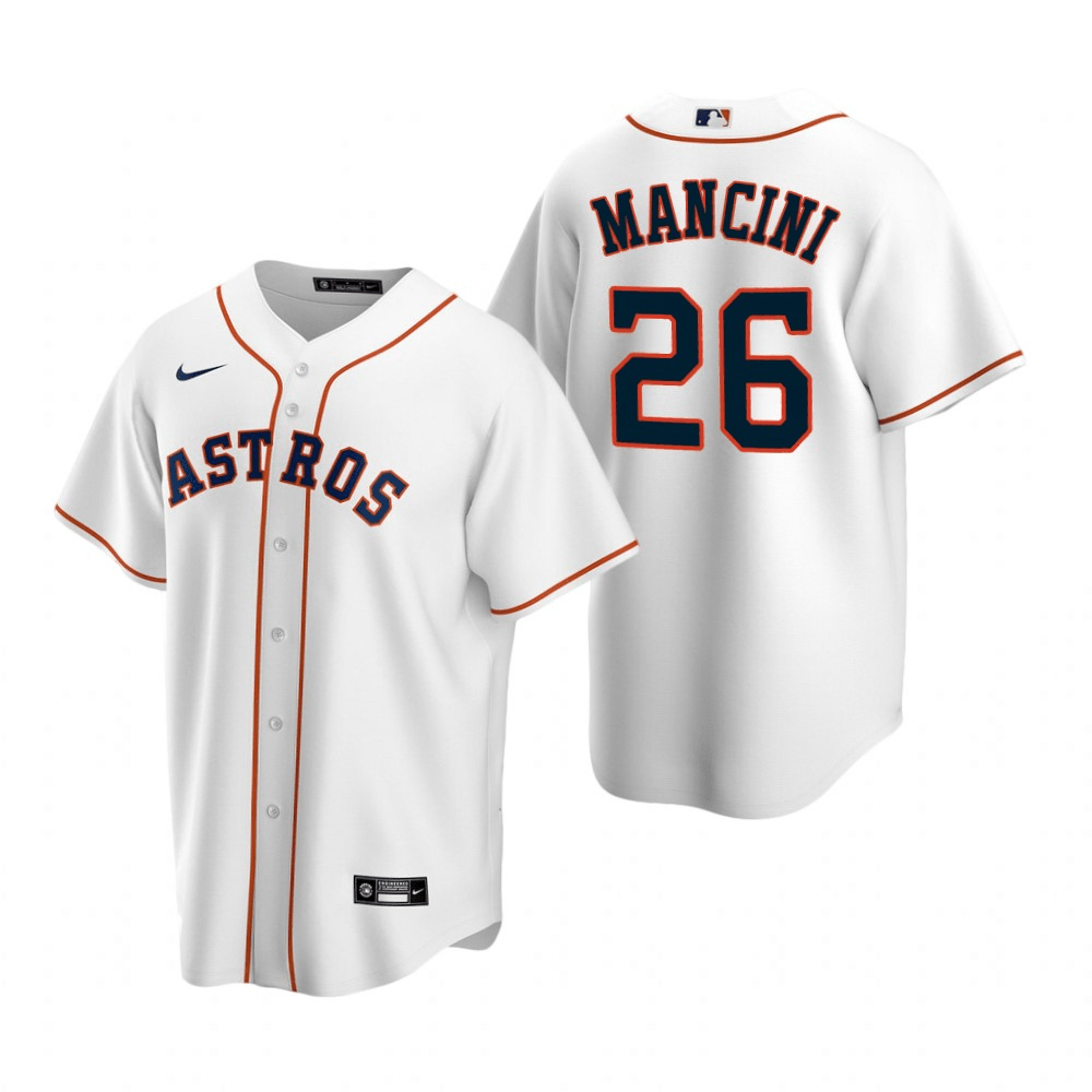 Trey Mancini Houston Astros Home White Baseball Player Jersey