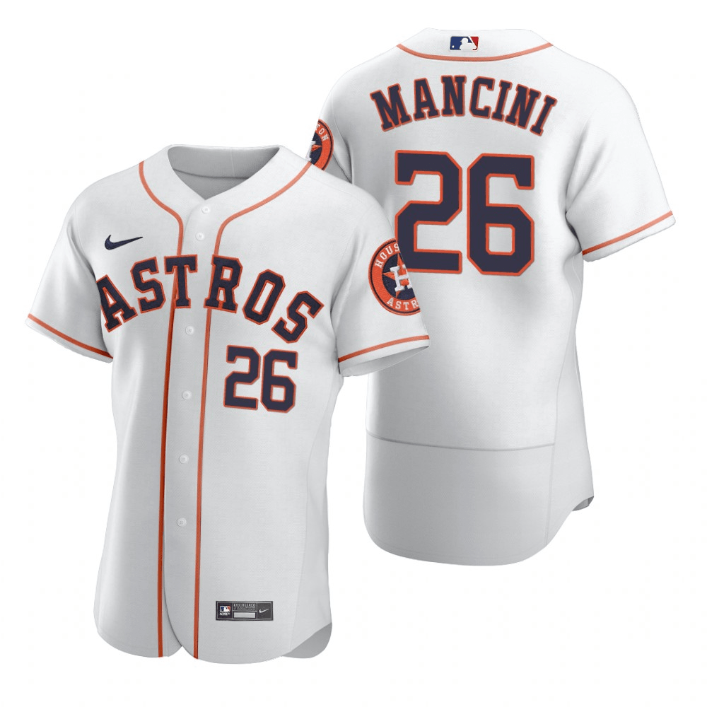 Trey Mancini Houston Astros Home White Baseball Player Jersey