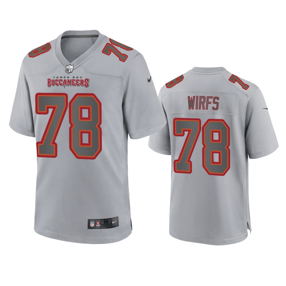 Tristan Wirfs Tampa Bay Buccaneers Atmosphere Fashion Gray Game Jersey