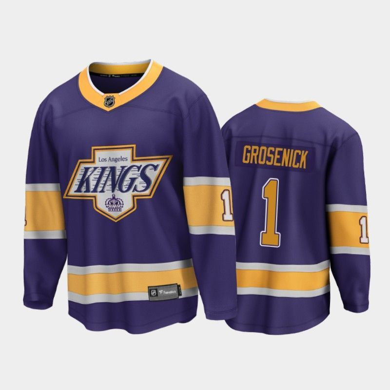 Troy Grosenick Los Angeles Kings 2021 Reverse Retro Player Swingman Jersey