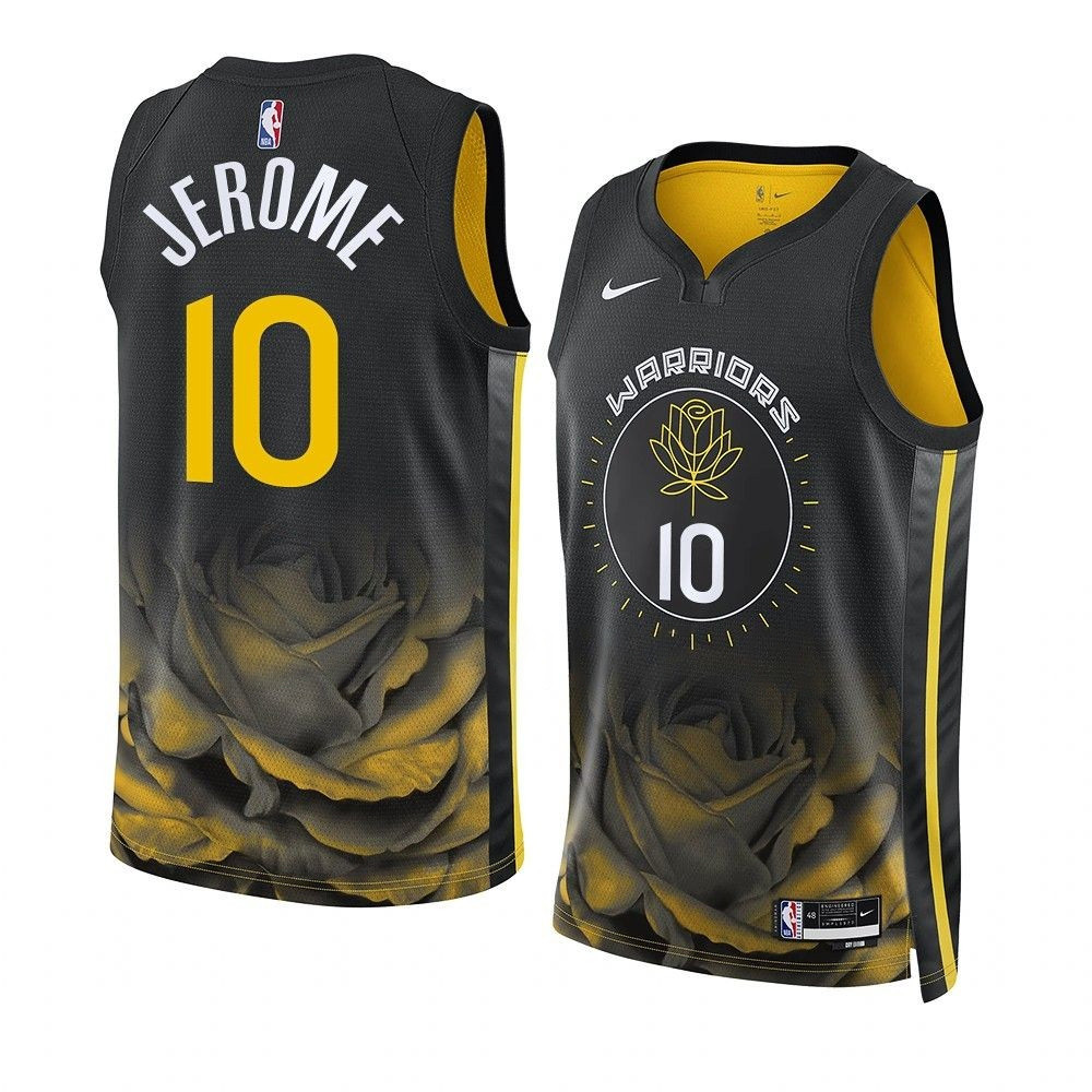 Ty Jerome Golden State Warriors 2022-23 City Edition Black Swingman Jersey
