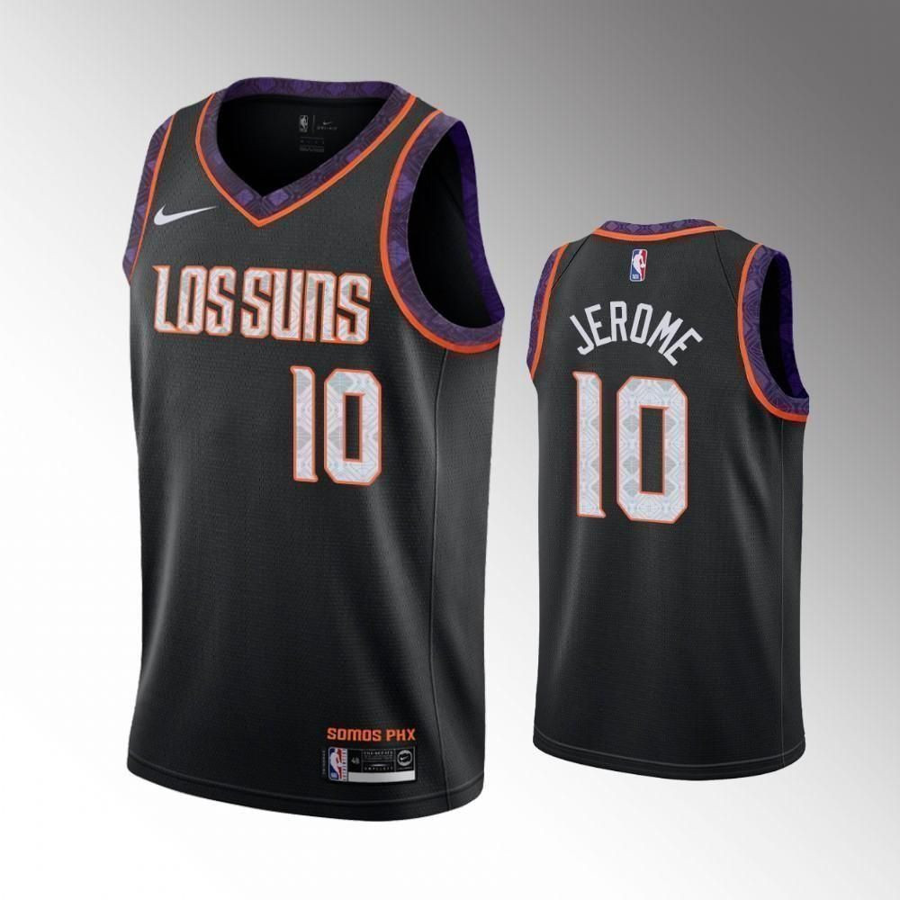 Ty Jerome Phoenix Suns 2019-20 City Black Swingman Jersey