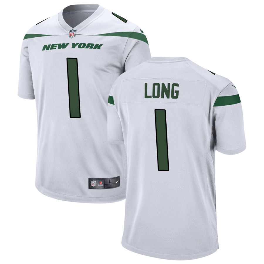 Ty Long New York Jets White Game Jersey