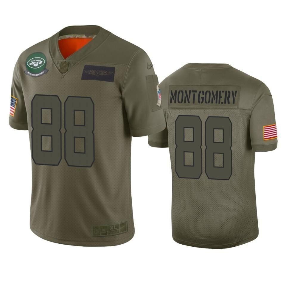 Ty Montgomery New York Jets 2019 Salute To Service Limited Jersey
