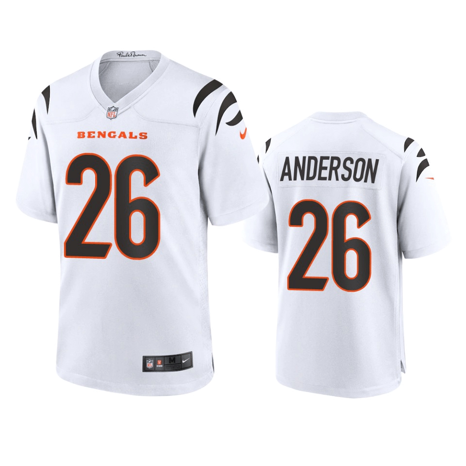 Tycen Anderson Cincinnati Bengals 2021 White Game Jersey