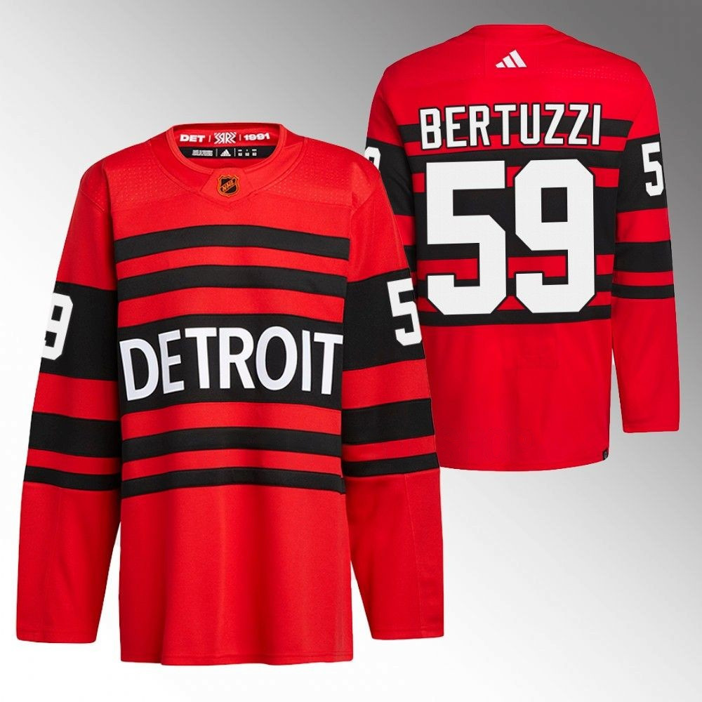 Tyler Bertuzzi Detroit Red Wings 2022 Reverse Retro Red Player Swingman Jersey