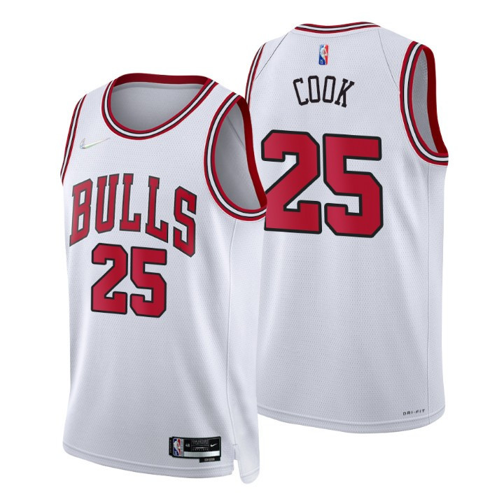 Tyler Cook Chicago Bulls 2021-22 Association White Swingman Jersey