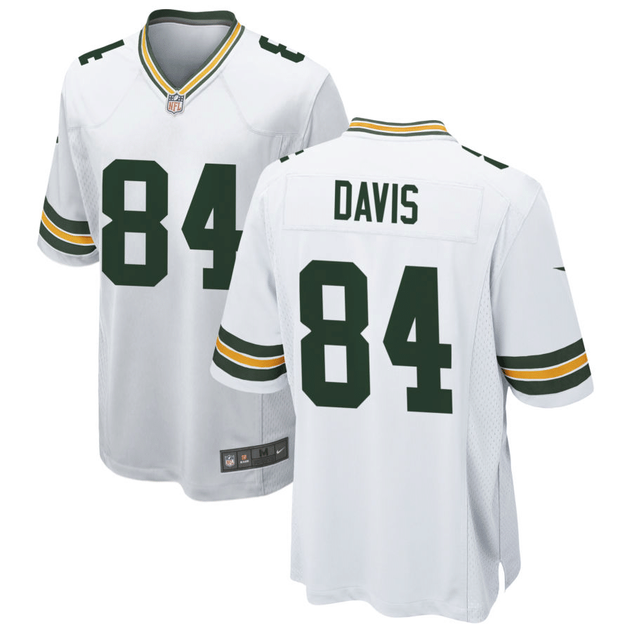 Tyler Davis Green Bay Packers White Game Jersey