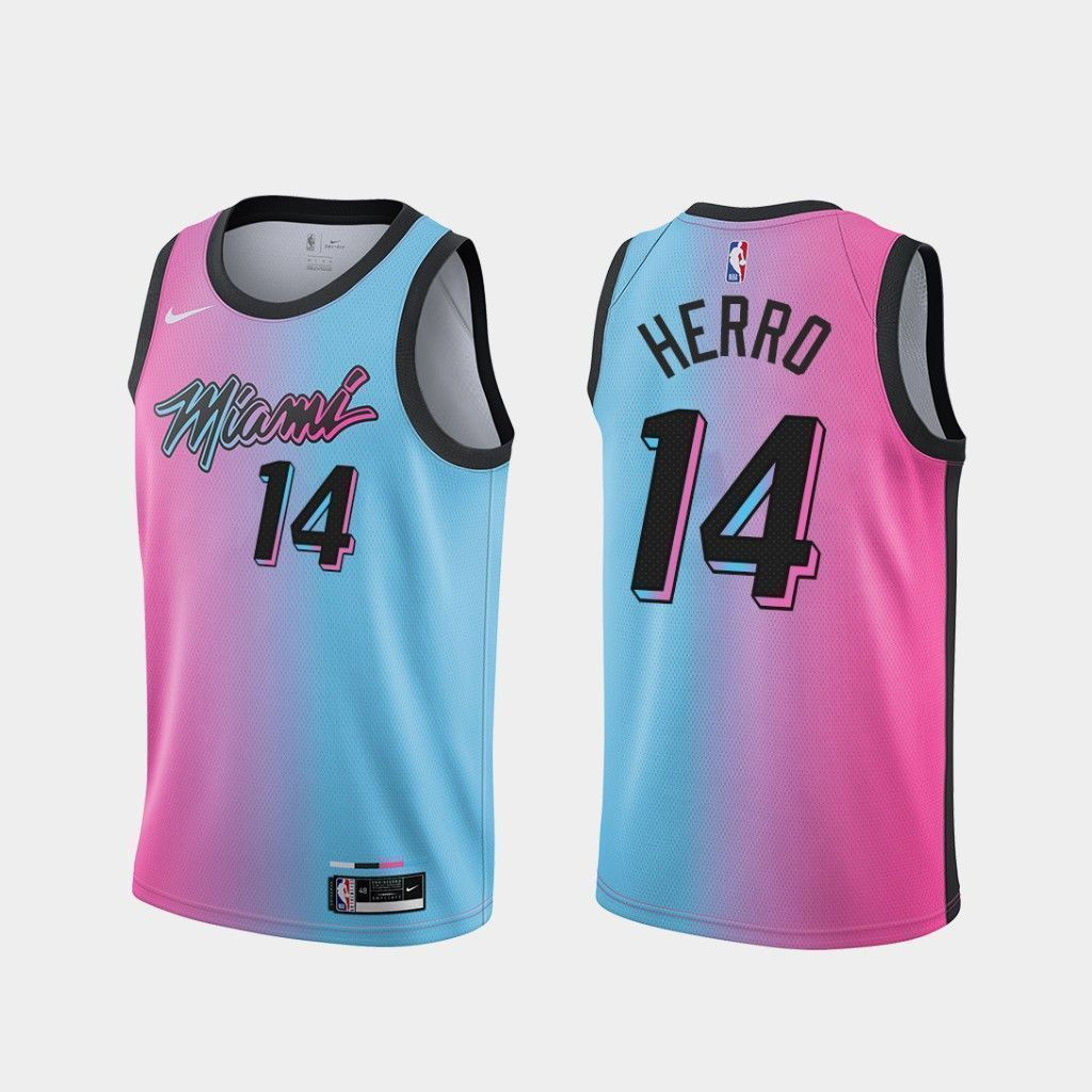 Tyler Herro Miami Heat 2020-21 City Pink Swingman Jersey