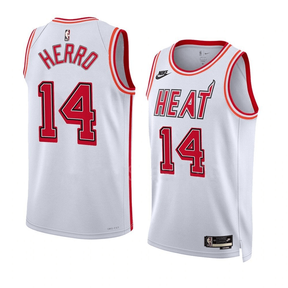 Tyler Herro Miami Heat 2022-23 Classic Edition White Swingman Jersey