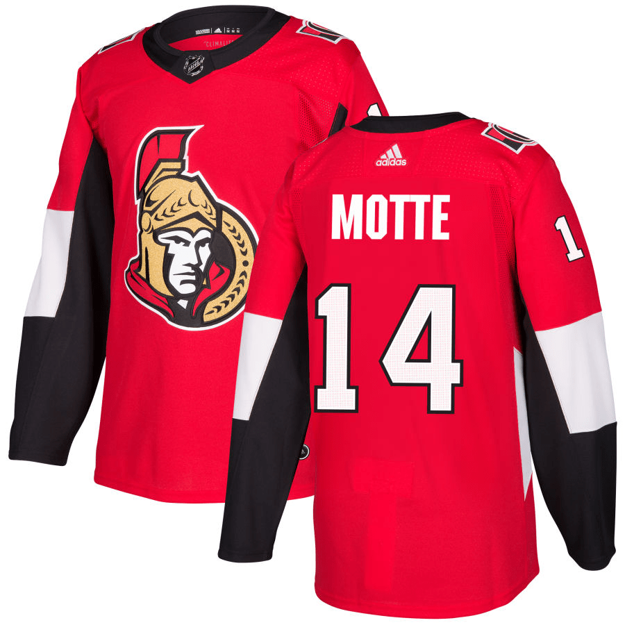 Tyler Motte Ottawa Senators Red Player Swingman Jersey