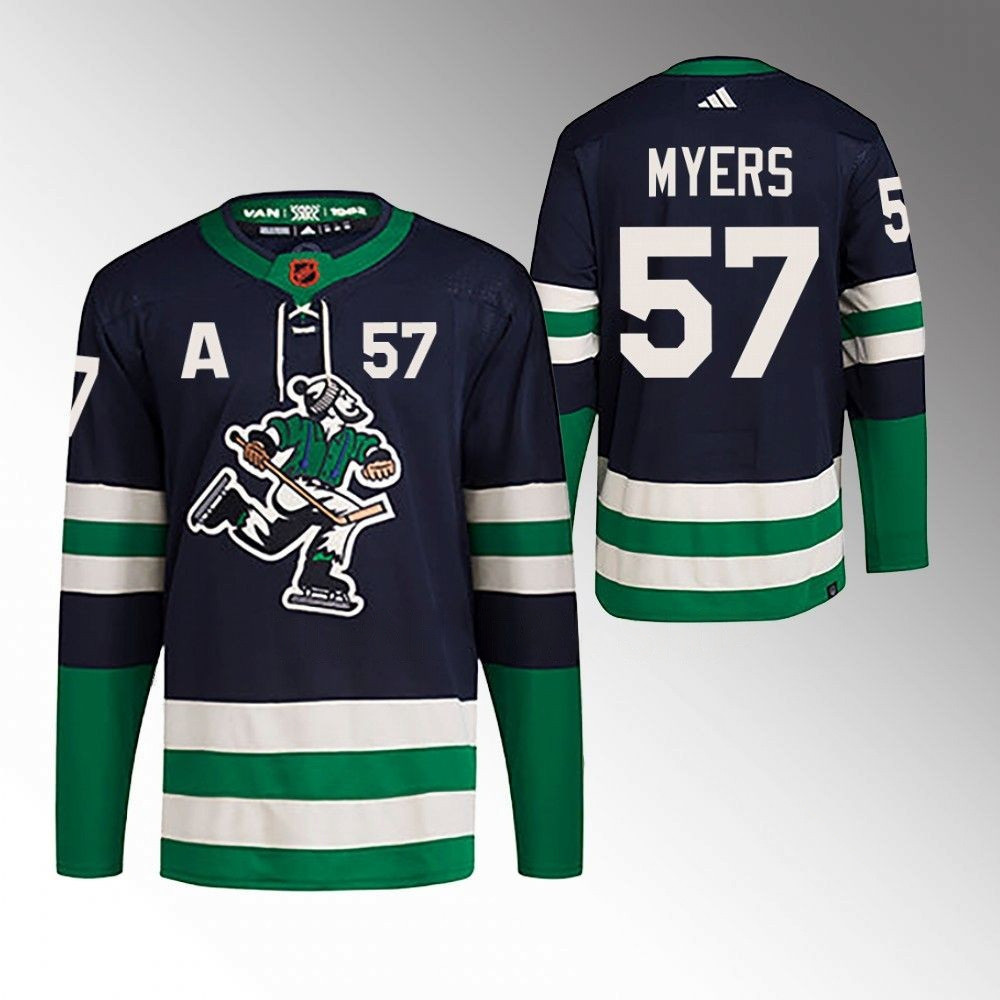 Tyler Myers Vancouver Canucks 2022 Reverse Retro Navy Player Swingman Jersey