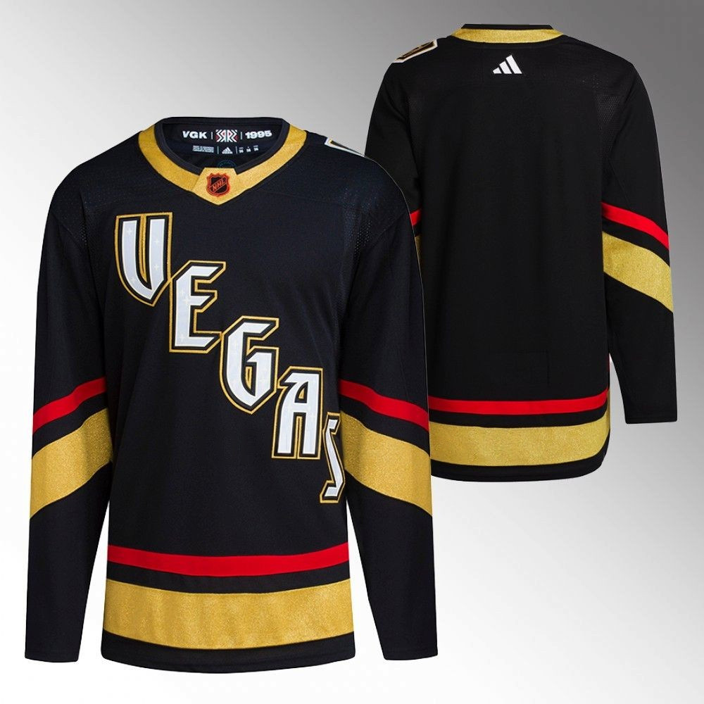 Vegas Golden Knights 2022 Reverse Retro Black Player Swingman Jersey