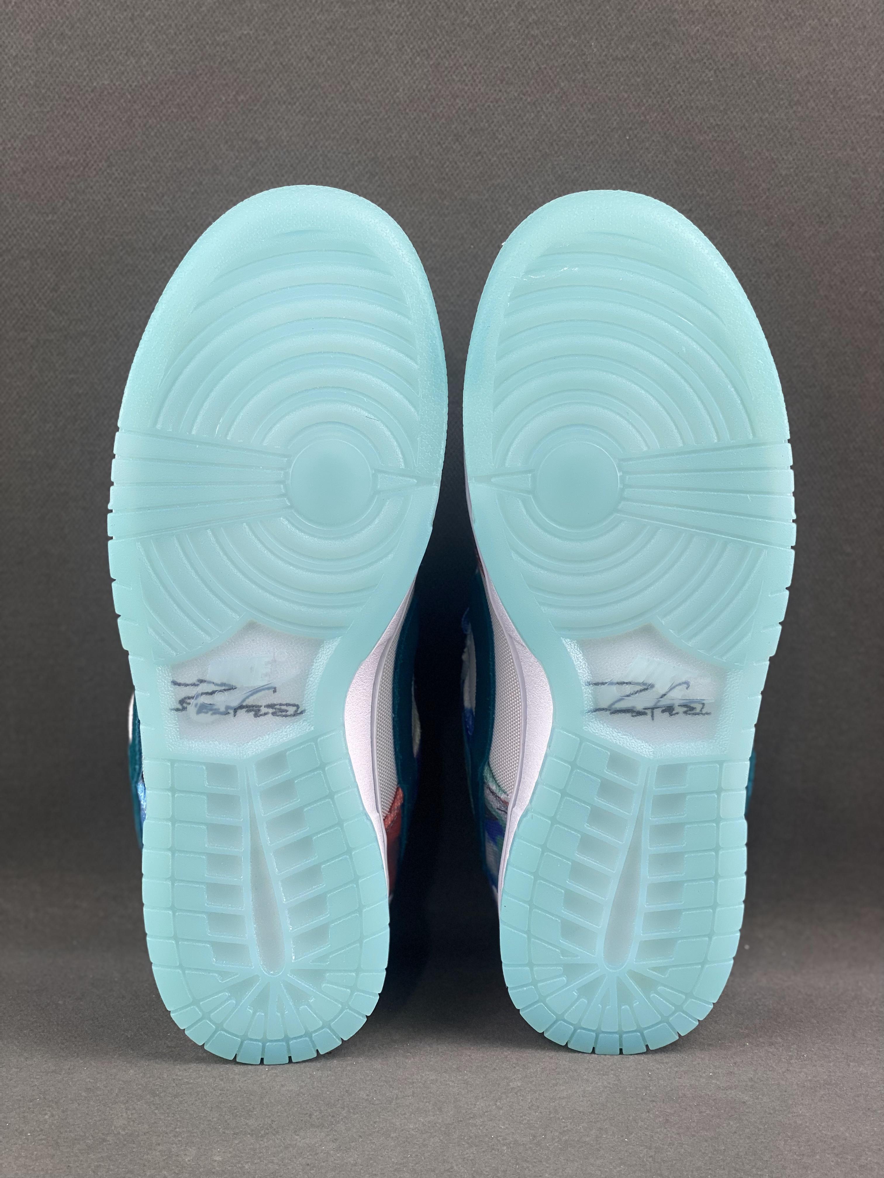 wangzhao co-branded! Full of details Pure original Dunk SB Futura co-branded tie-dye Wang Zha co-branded item number: HF6061-400 Code number: 36-46 (with half code) 9